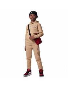 Tuta da Bambini Jordan Essentials Flc Po Marrone - 1