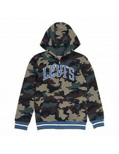 Felpa con Cappuccio Bambino Levi's ULL ZIP HOODY 9EB909 Verde - 1