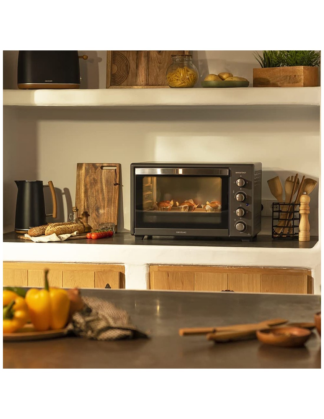 Forno da tavolo Bake&Toast 4500 Black Gyro Cecotec