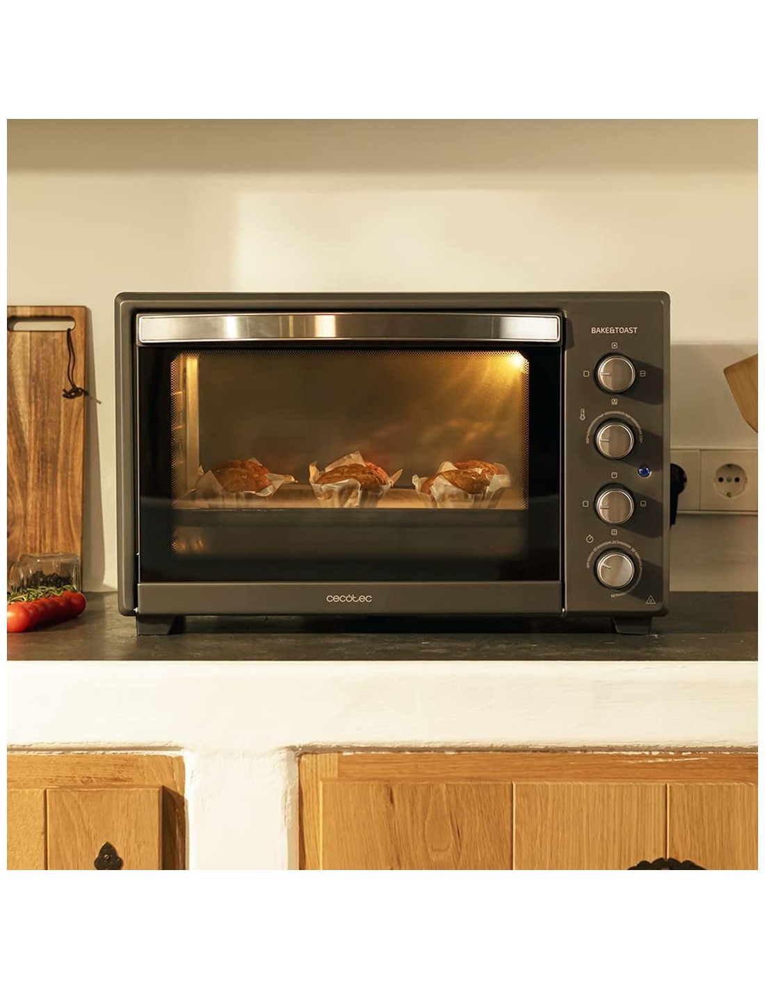 Forno da tavolo Bake&Toast 4500 Black Gyro Cecotec